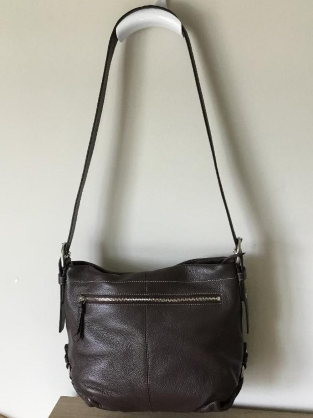 Coach Mahogany Pebbled Leather Convertible Shoulder Bag SoHo Model NWT - Picture 5 of 14